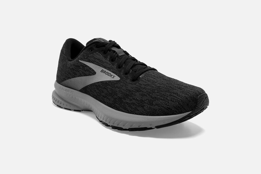 Brooks Launch 7 Road Running Shoes Mens Black/Grey 916053-EID